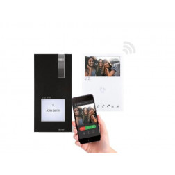 Comelit Quadra kit mini handsfree 2-draads met wifi - BLACK